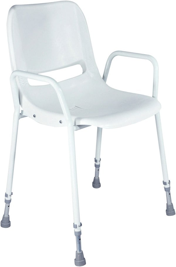Aidapt Milton Stackable Shower Chair White