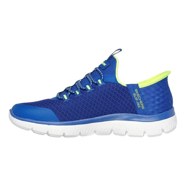 Skechers Boys Summit High Range Trainers - Blue/Lime