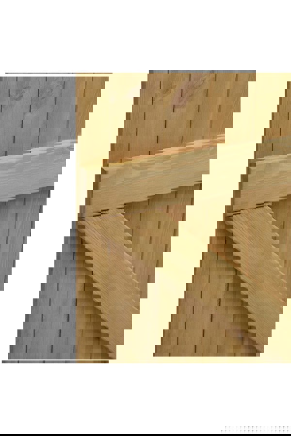 Living and Home Pine Wood Garden Gate with Latch