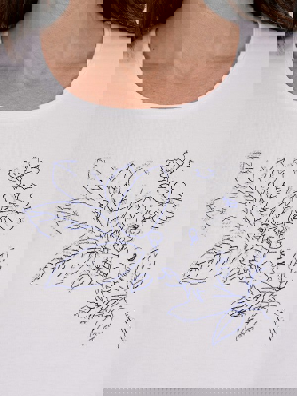 TIGI-Wear Embroidery Placement Top