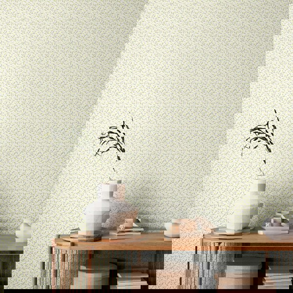 Hoopla Walls Dotty Vine - Sage 10m Wallpaper