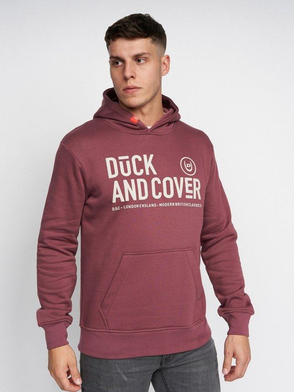 Duck and Cover Hillman Hoodie - Wine