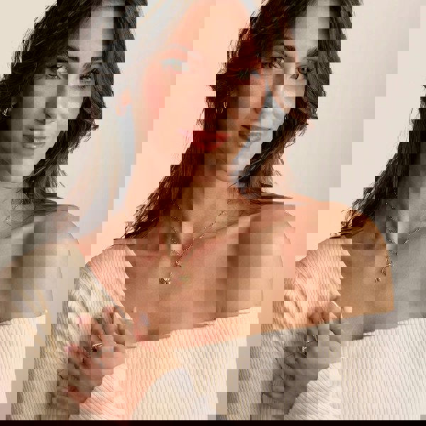 THOMAS SABO Charm Club Connect Gold Plated 45cm Paperclip Oval Link Necklace KE2328-413-39-L45v