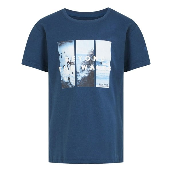 Regatta Childrens/Kids Bosley VII Seaside T-Shirt - Moonlight Denim