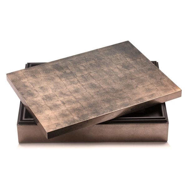 Grand Matbox Silver Leaf Taupe - Posh Trading Company  - Interior furnishings london