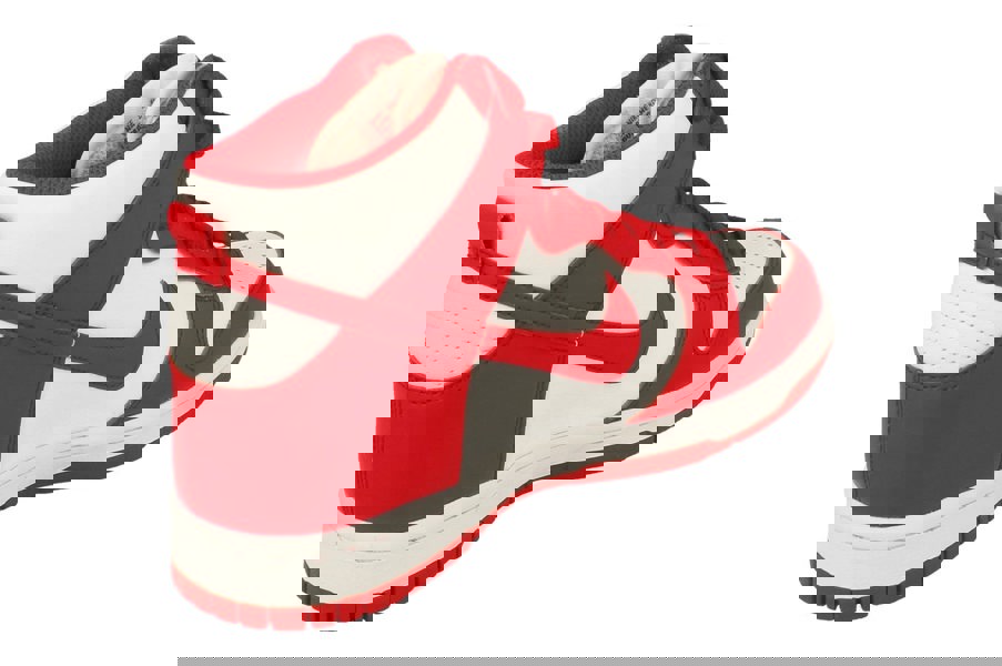 Nike Dunk High GS Trainers Db2179  106 - White University Red 106 - Photo 2