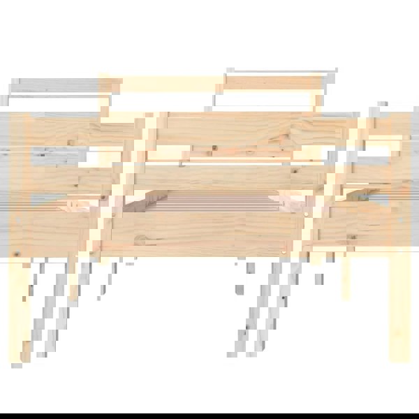Berkfield Bed Frame Solid Wood 100x200 cm