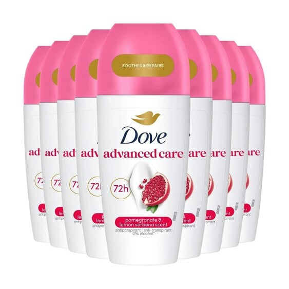 Dove Roll On Go Fresh Pomegranate 72H Lasting Women's Anti-Perspirant 50ml, 6pk
