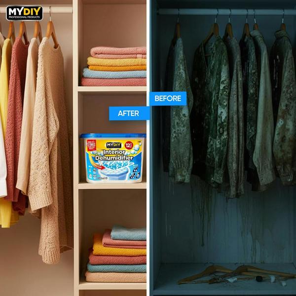 MY DIY PROFESSIONAL PRODUCTS Interior Dehumidifiers 500ml for Home Damp Moisture Absorber Condensation Remover Disposable Dehumidifier