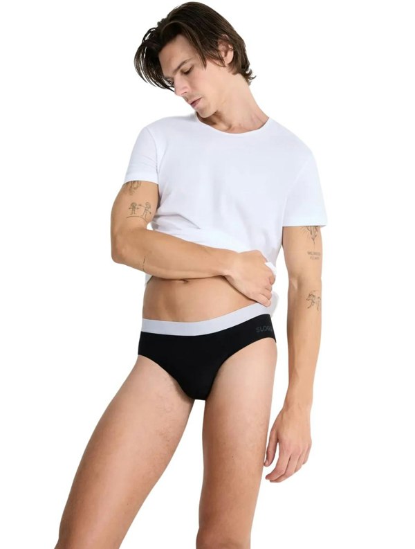 Sloggi Go ABC 2.0 2-Pack Midi Briefs, Black