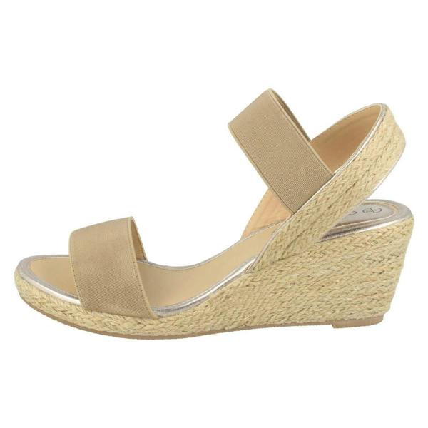 Savannah Ladies Savannah High Rope Wedge Sandals F10865