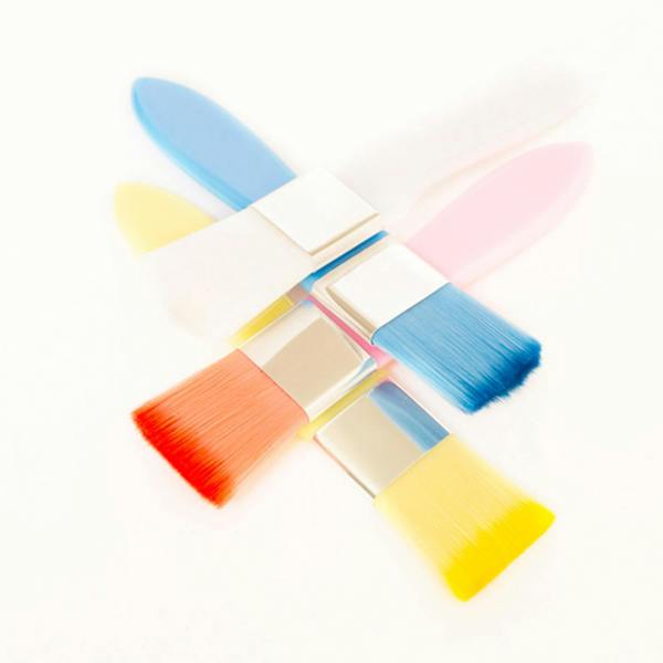 Aquarius Colourful Paintbrush Foundation Brush Yellow Professional Beauty Tool Pro
