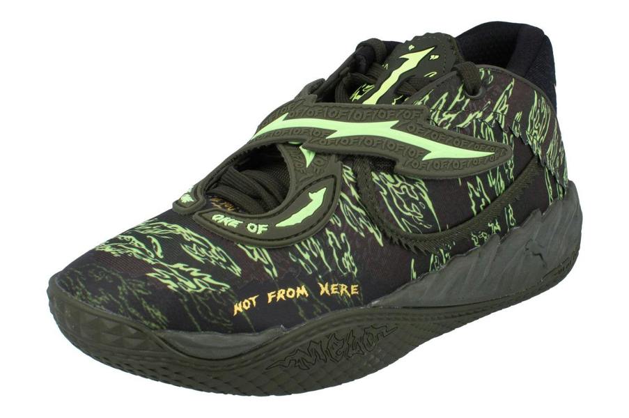 Puma Mb.05 Camo La Melo Ball Mens Basketball Trainers 312795  01