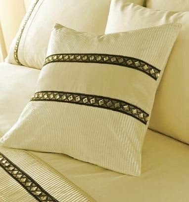 Portfolio Home Pandora Diamante Modern Filled Square Cushion