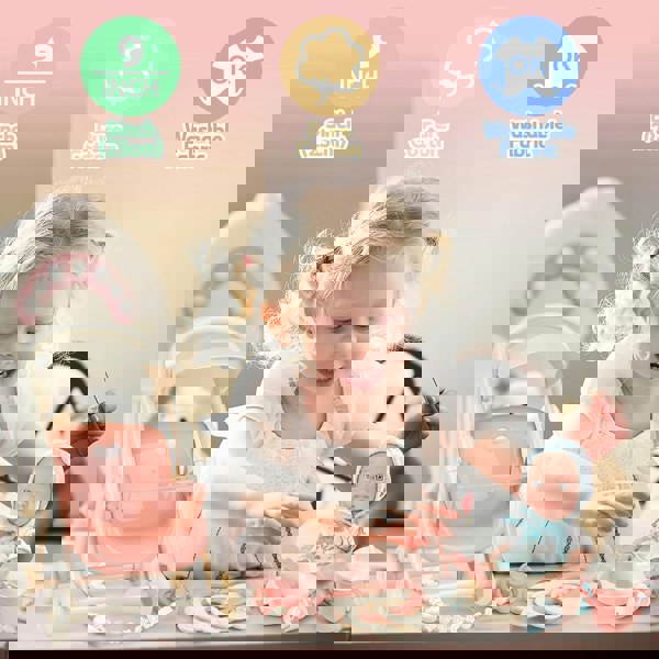 deAO Toys 'My First Baby Doll'' Baby Doll Set with Accessories