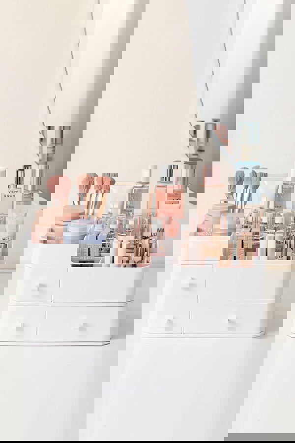 Living and Home Large Makeup Organizer Storage with Drawers