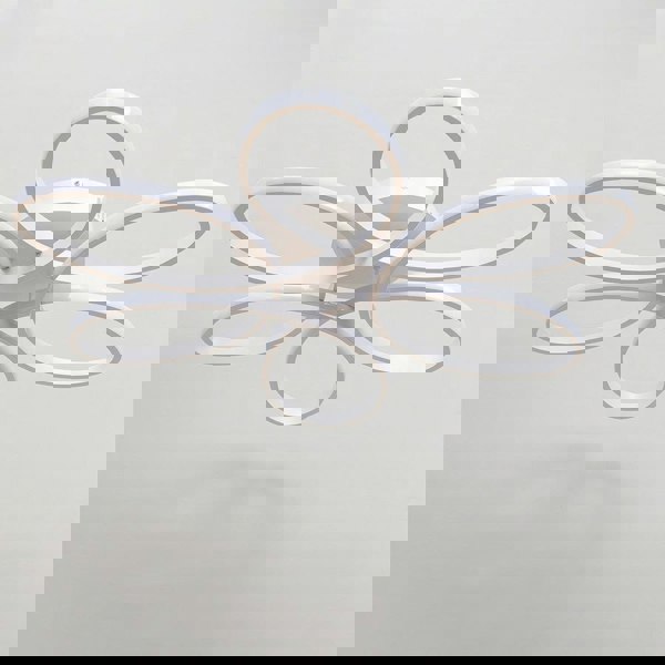 Floral 6 Rings Modern LED Ceiling Light Non-Dimmable Petal Flower-Shaped Light Ceiling Lights Living and Home 