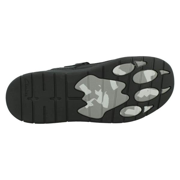 Clarks Boys Clarks Animal Print School Shoes Clowder Stripe K