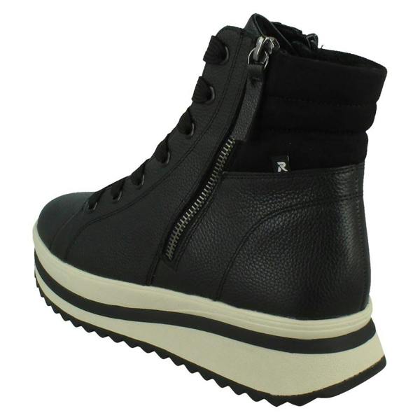 Rieker Ladies Rieker Dual Zip Casual Boots W3870