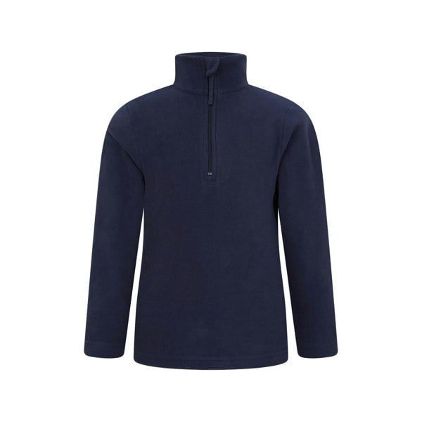 Mountain Warehouse Childrens/Kids Camber II Half Zip Fleece Jacket - Blue