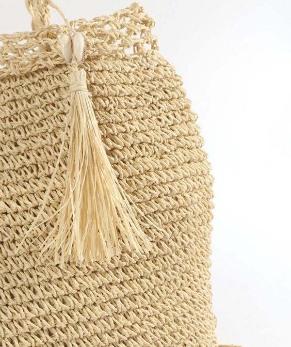 Pia Rossini Ellis - Straw Beach Bag