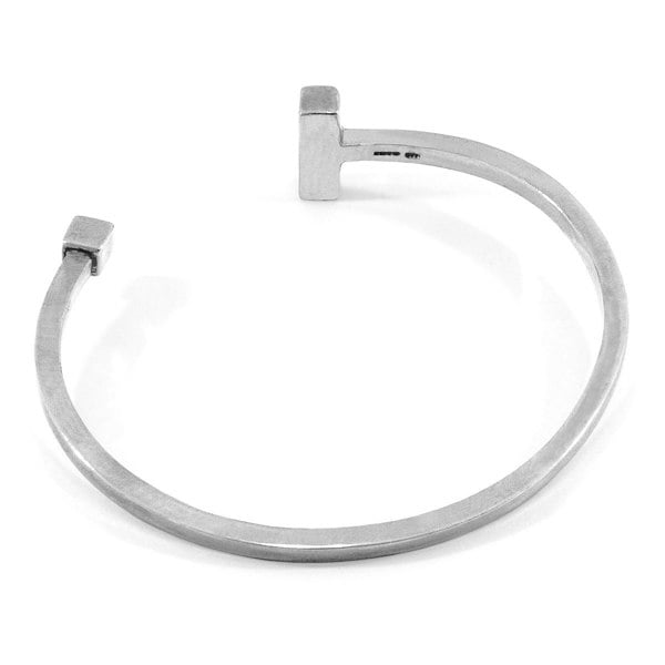 Anchor & Crew Faris Square Midi Wayfarer Silver Bangle