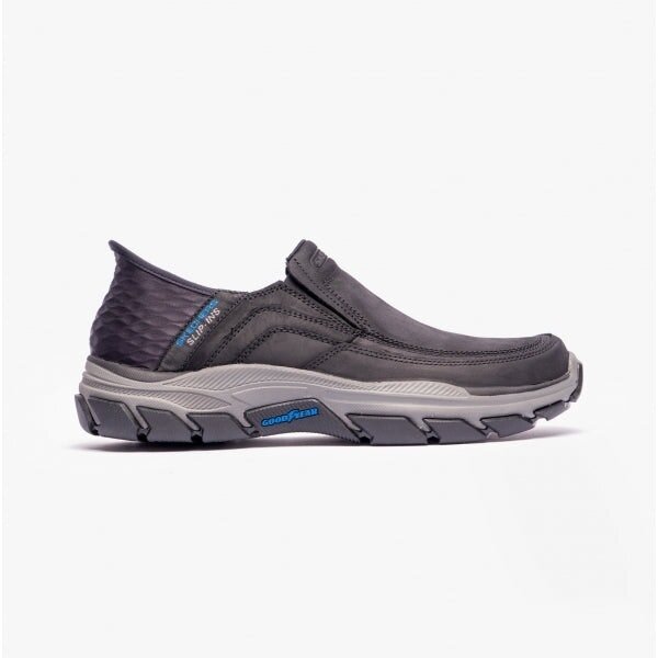Skechers 204810/BLK RESPECTED-ELGIN Mens Shoes Black