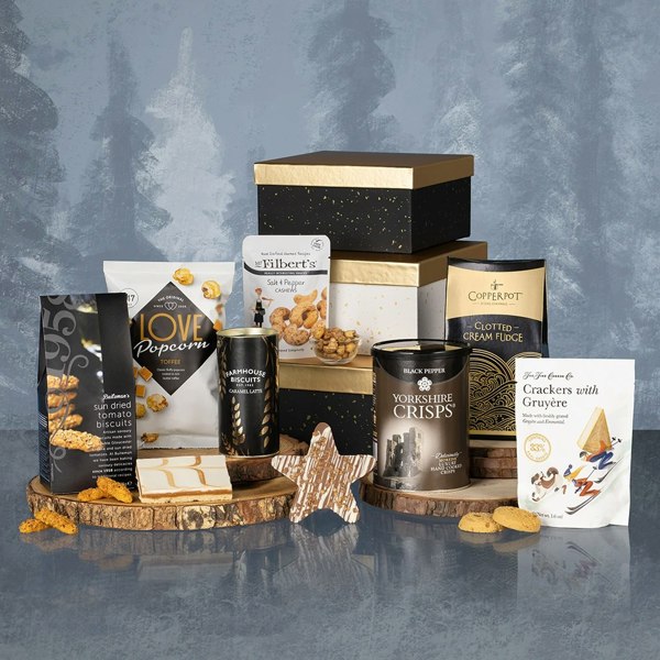 We Three Kings stackable Christmas Food and Drink Gift Box