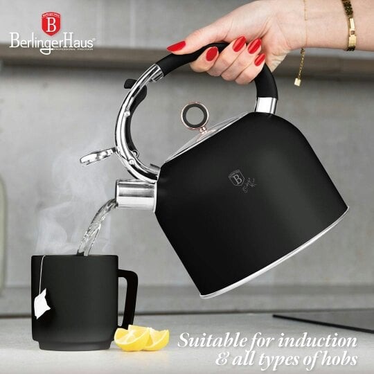 Berlinger Haus Black & Rose Gold Kettle 3L BH8920 | Berlinger Haus