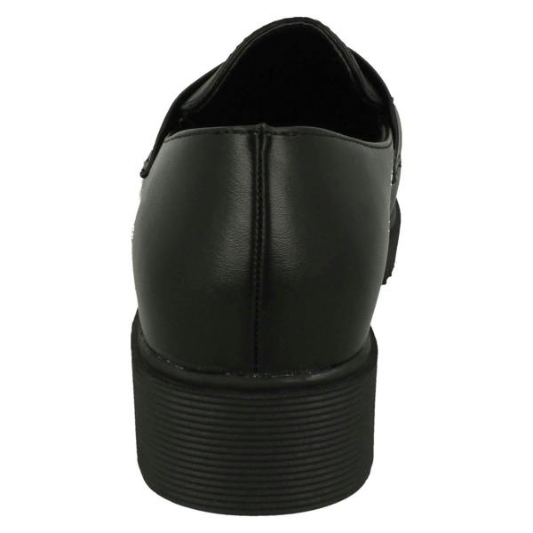 Spot On Ladies Spot On Frill Detailed Loafers F90093