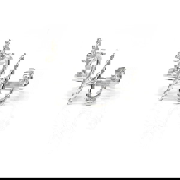 Say It With Adjustable Winged Initial Ring - Sterling Silver