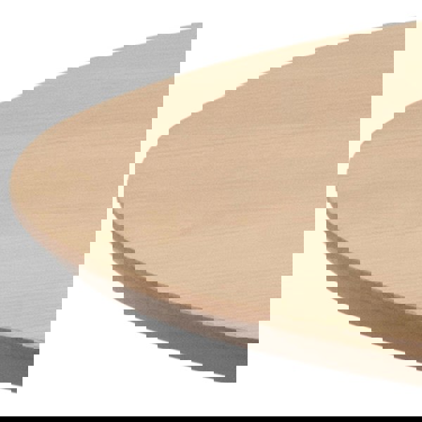 Furniture To Go Roxby Round Dining Table in Oak & Black