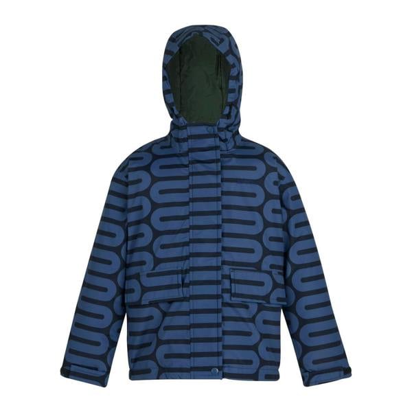 Regatta Girls Orla Kiely Waterproof Jacket - Blue