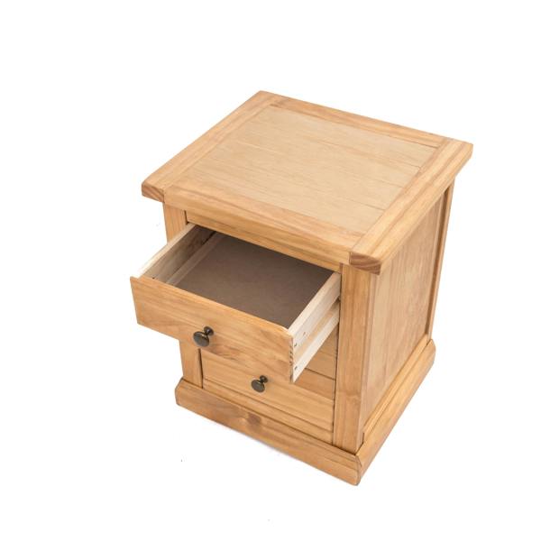 Cabinet Bits Lucca 3 Drawer Bedside Table