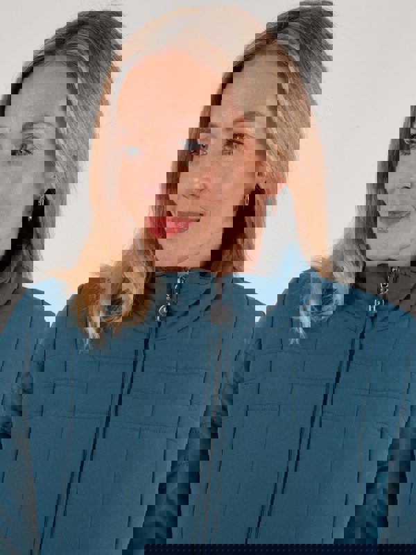 PennyPlain Quilt Jacket - Peacock