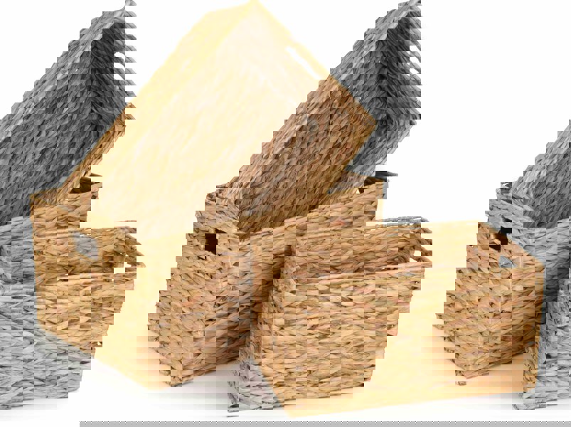 Water Hyacinth Storage Basket