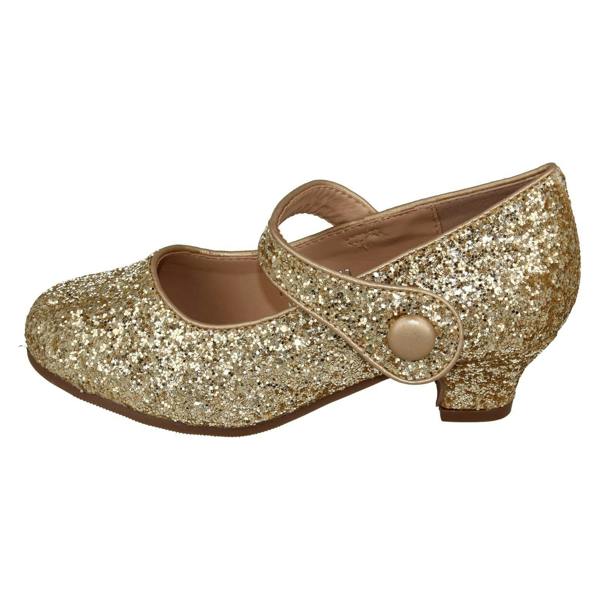 Spot On Girls Spot On kitten Heel Ankle Strap Party Shoes H3089