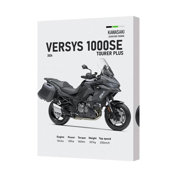 Benjamin Tate Design Versys 1000SE Tourer Plus Canvas Art Print UK Handmade