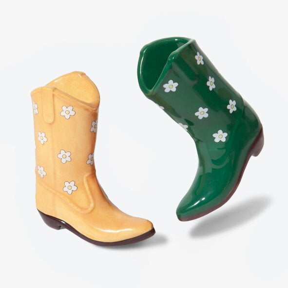 Love Frankie Wild West Cowboy Boots Salt & Pepper Shakers