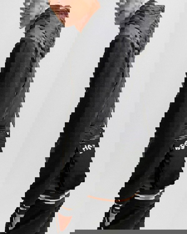 BOSS Orange Catch 3.0 Mens Crossbody Bag with Signature-Stripe Strap NOS