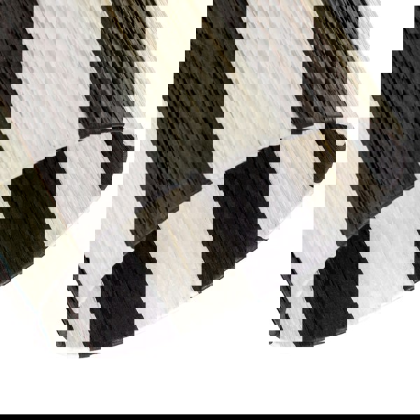 Designer Two Tone Black and White Folded Pleated Paper Lamp Shade Image 5