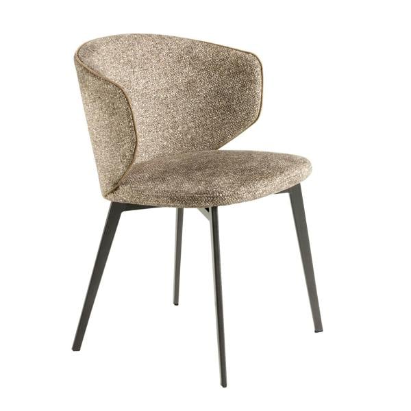 Angel Cerdá Brown marbled fabric chair 4240