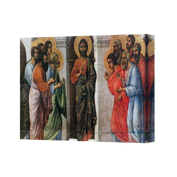 Benjamin Tate Design Religious Canvas Wall Art Jesus With Disciples Scene Print