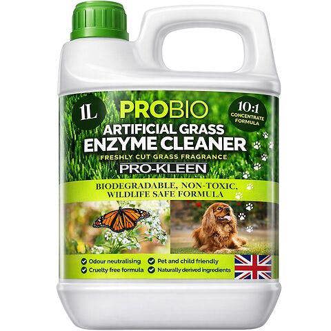 ProKleen Pro-Kleen ProBio Artificial Grass Cleaner Enzyme Based Deodoriser Odour Eliminator 1L Fresh Cut Grass