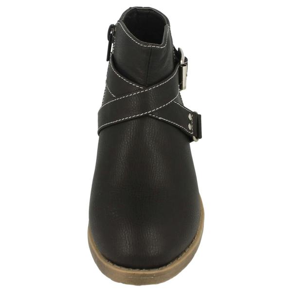 Spot On Girls Spot On Buckle Strap Ankle Boots