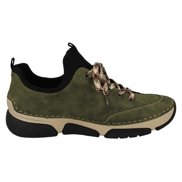 Rieker Ladies Sneakers By Rieker Lace Up Shoes 45973