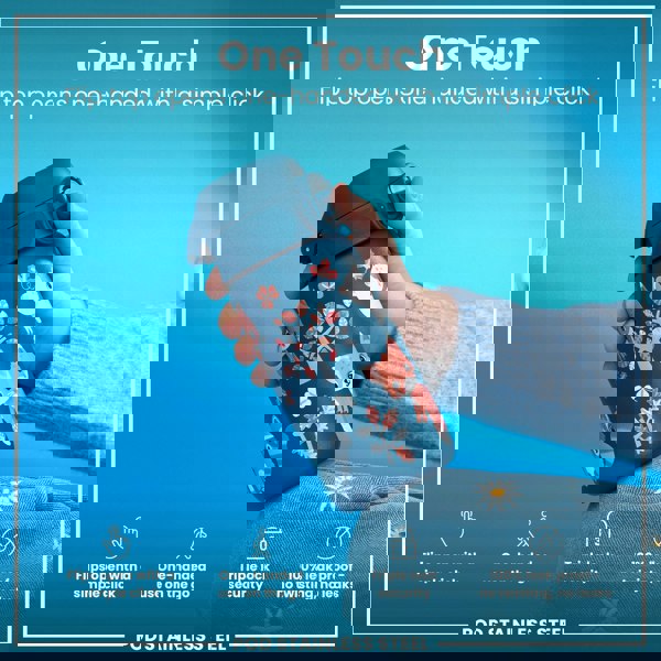 ION8 Leak Proof Kids Water Bottle, Stainless Steel, Forest Animals, 400ml (13oz)