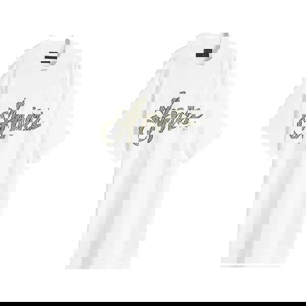 Amiri Script Logo T-Shirt   in  White