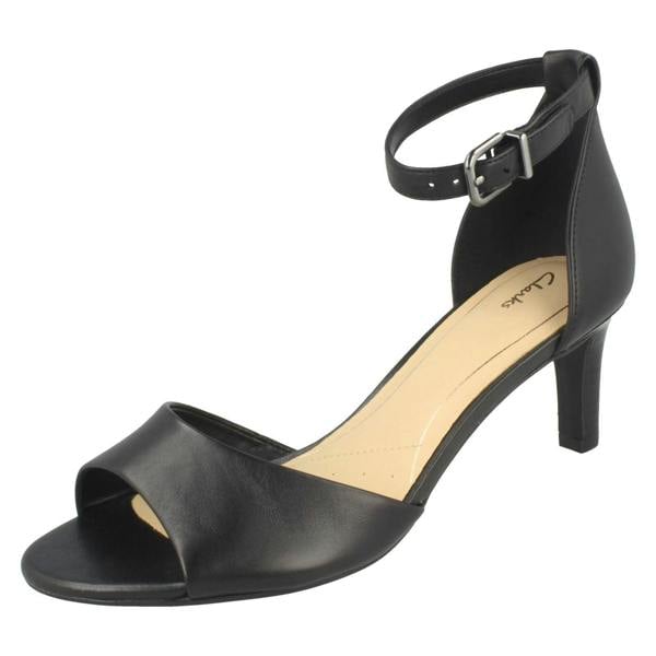 Clarks Ladies Clarks Elegant Heeled Sandals Laureti Grace