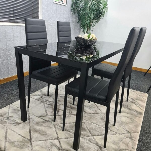 Kosy Koala Dining Table Set with 4 Chairs Dining Room, and Kitchen table set of 4